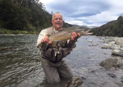 Helmut and a fabulous back country brownie!